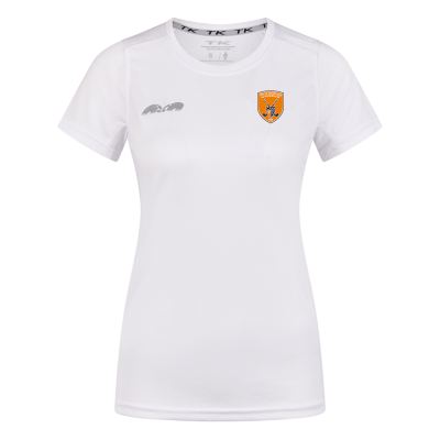 Maillot d'entraînement "Riga" femmes / filles blanc avec logo CAM92